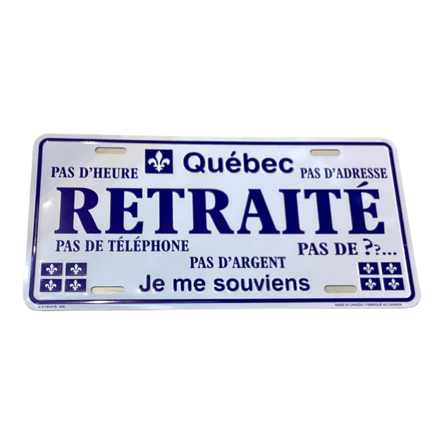 Personalized Souvenir License Plates Montreal Custom License Plates