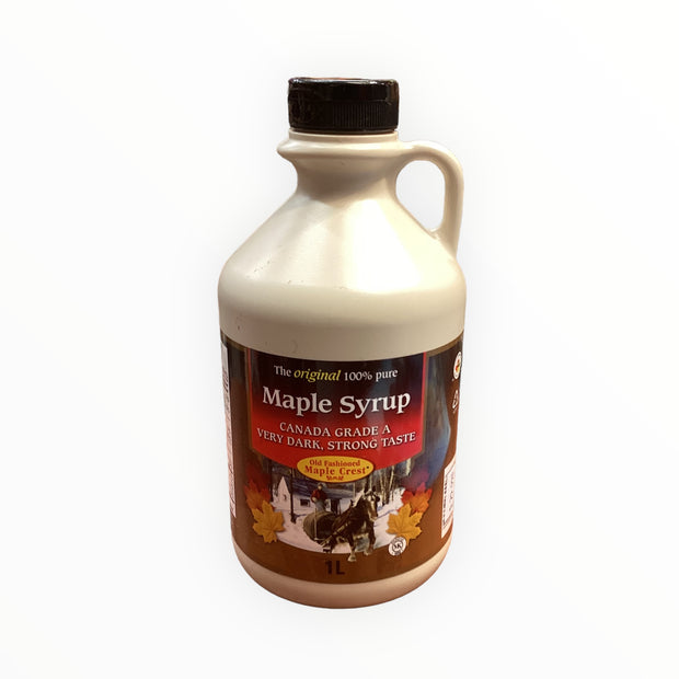 CANADA GRADE A PURE MAPLE SYRUP STRONG TEST 1000ML