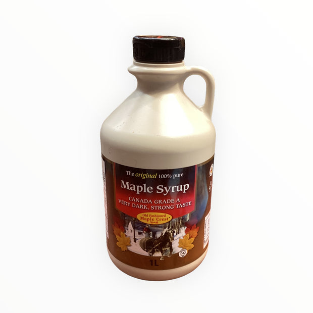 CANADA GRADE A PURE MAPLE SYRUP STRONG TEST 1000ML