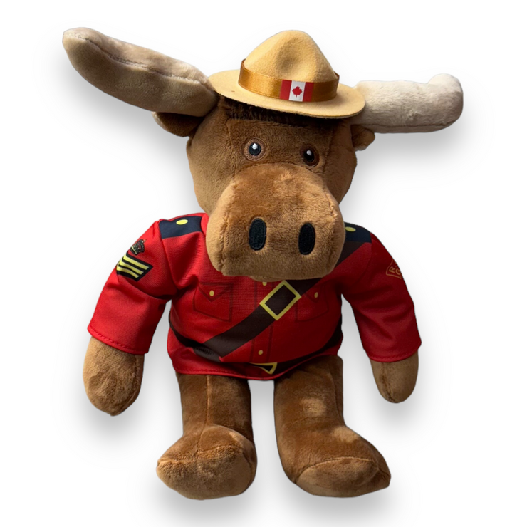 The Stuffed Animal House RCMP Canada Mounted Police Moose Plush Stuffed Toy - 14" RCMP SERGEANT MOOSE