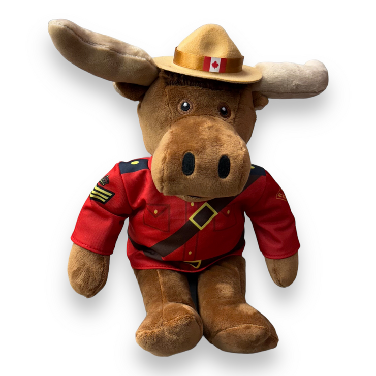 The Stuffed Animal House RCMP Canada Mounted Police Moose Plush Stuffed Toy - 14" RCMP SERGEANT MOOSE