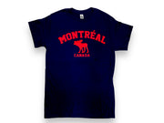Montreal Moose appliqué T-shirt Blue Navy