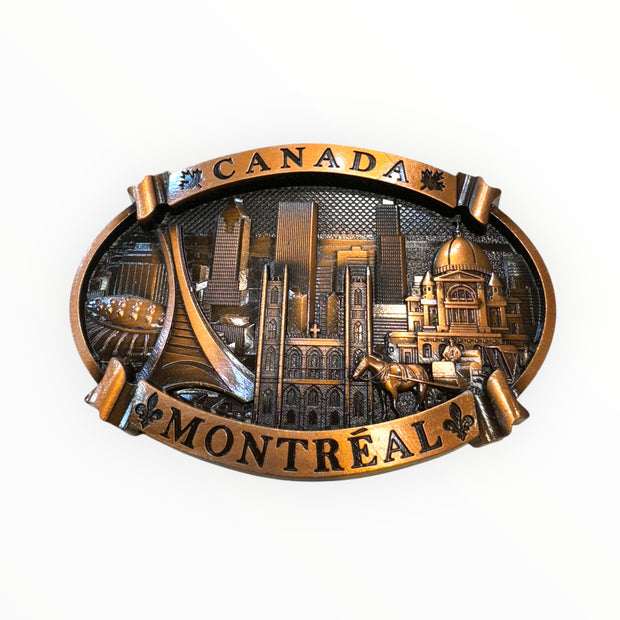 Metal Magnet Montreal landmark Vintage Aimants Souvenir