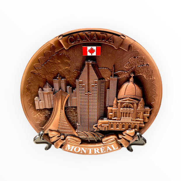 MONTREAL 8 INCHES DECOR TIN PLATE