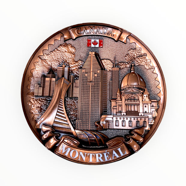 MONTREAL 8 INCHES DECOR TIN PLATE