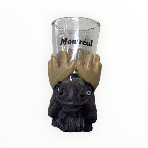 Montreal Bear and Moose shot glass