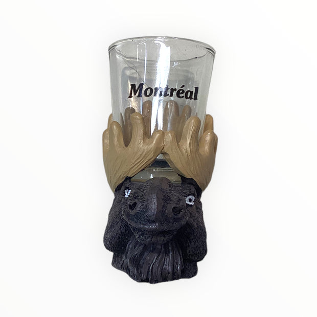 Montreal Bear and Moose shot glass