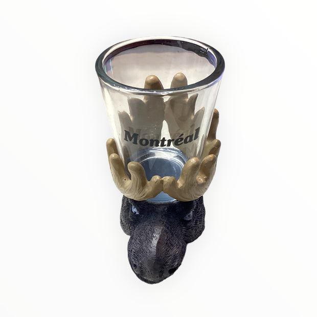 Moose Head Shot Glass - Canada / Montreal Shot Glass Souvenir