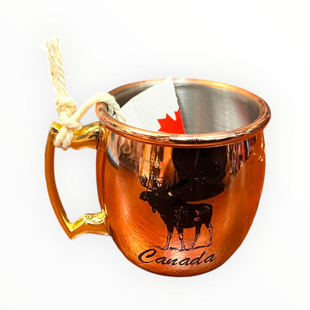 Canada Mini Hammered Mule Mug Espresso Copper Mugs / Shot Glasses Stainless Steel Cup