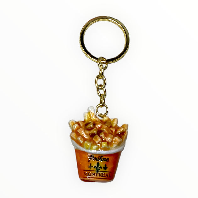 MONTREAL POUTINE KEYCHAIN
