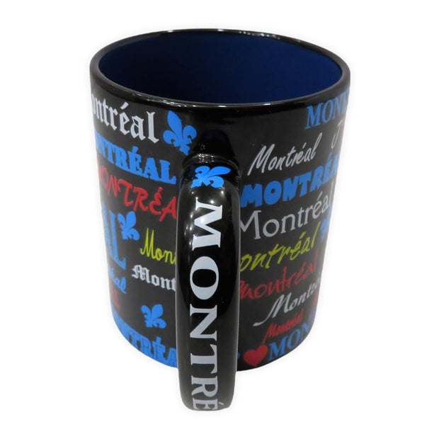 13 Oz Ceramic Montreal and Canada Mugs with Glitter Themed Design Coffee Mug | Glitter Ceramic Cup Printed on All Sides | Canadian Cups for Hot and Cold Drinks and Tea Lovers (Canada)