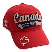 Baseball Cap Canada Club 1867 Free Adjustable Hat