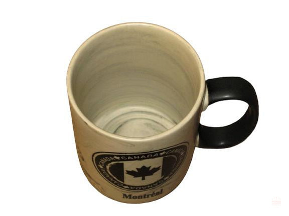 Canada Montreal Marble Style Souvenir Coffee Mug