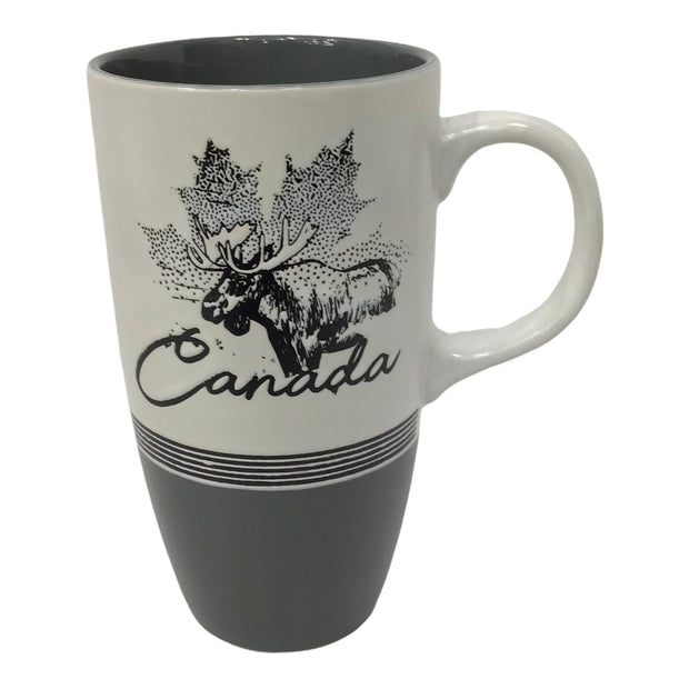 Canada Moose 22oz Ceramic Coffee Cup | Ceramic Novelty Coffee Mug | Unique Coffee Mug | Large Coffee Mug | Jumbo Coffee Mug | Funny Coffee Mug