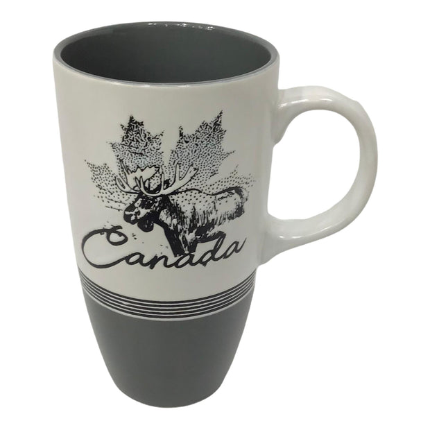 Canada Moose 22oz Ceramic Coffee Cup | Ceramic Novelty Coffee Mug | Unique Coffee Mug | Large Coffee Mug | Jumbo Coffee Mug | Funny Coffee Mug