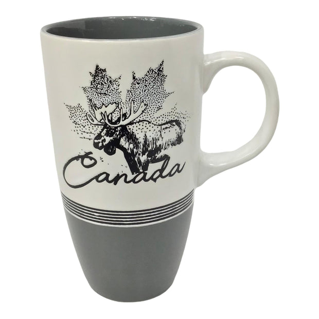 Canada Moose 22oz Ceramic Coffee Cup | Ceramic Novelty Coffee Mug | Unique Coffee Mug | Large Coffee Mug | Jumbo Coffee Mug | Funny Coffee Mug