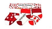 Canada Moose Baby Bib & Montreal Maple Leaf Baby Socks Souvenir Gifts