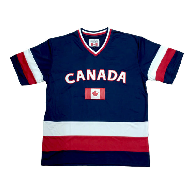 Canada Navy Jersey Top Unisex Adult Sport Clothing
