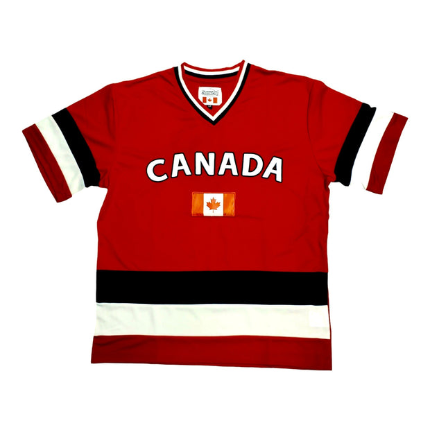 Canada Red Jersey Top Unisex Adult Sport Clothing