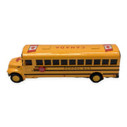 Canada School Bus Metal Diecast Truck Toys Collection