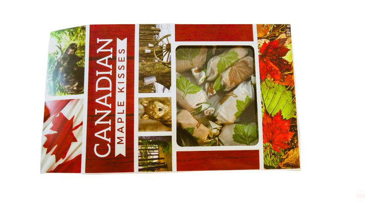 Canada Souvenir Boxed Maple Kisses. A Great Canadian Maple Syrup Product 120g Box Pack