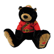 Canadian RCMP Big Foot Black Bear Plush, Stuffed Animal, Plush Toy, Gifts for Kids 14 Inches