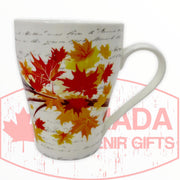 Coffee Mug - Beautiful Canada's Robin Bird Perched on the Maple Leaf Tree Tea Cup W/ Matching Box