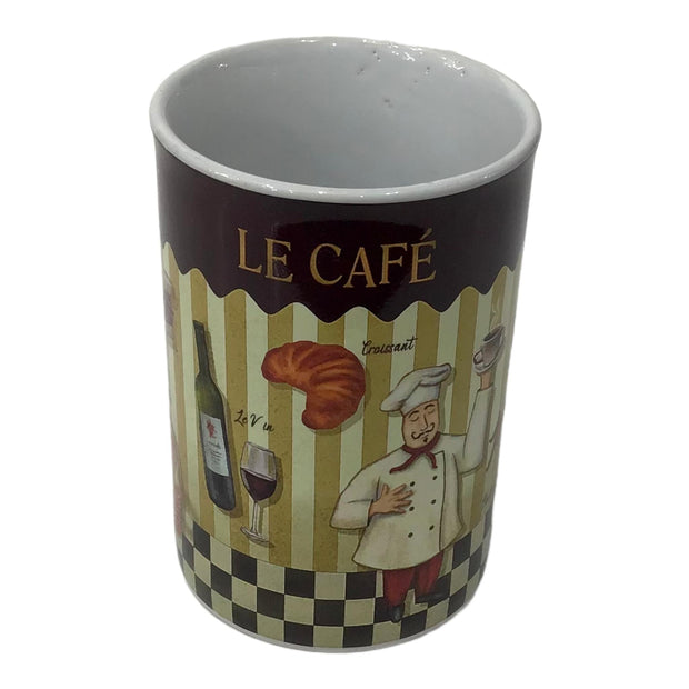 MONTREAL FAMOUS FOOD PRINT THEME COFFEE MUG. 13 oz CERAMIC TEA CUP