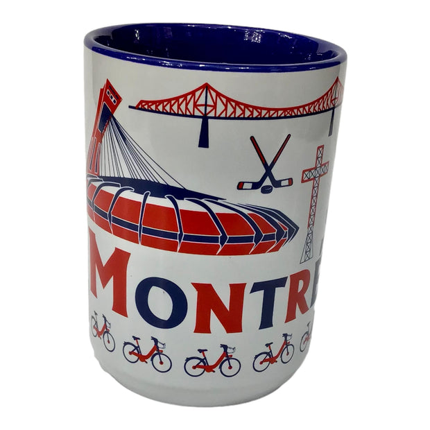 MONTRÉAL FAMOUS SCENIC PRINT 14 oz COFFEE MUG