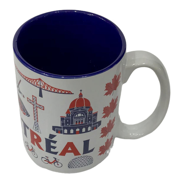 MONTRÉAL FAMOUS SCENIC PRINT 14 oz COFFEE MUG