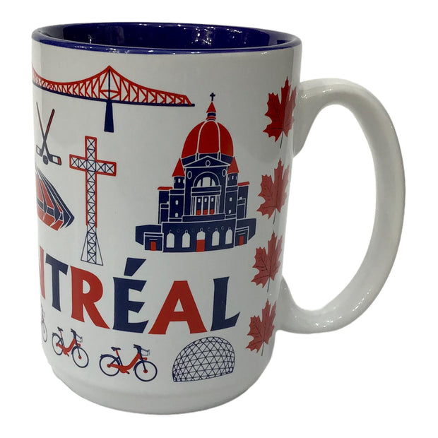 MONTRÉAL FAMOUS SCENIC PRINT 14 oz COFFEE MUG