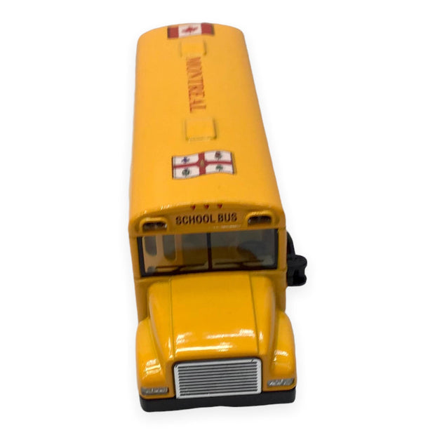Montreal Canada School Bus Metal Diecast Truck Toys Collection