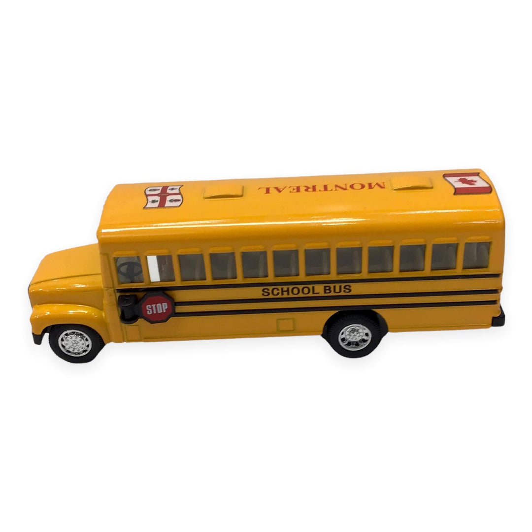 Montreal Canada School Bus Metal Diecast Truck Toys Collection