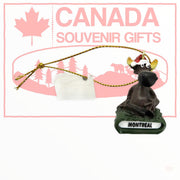 Montreal Moose Christmas Holiday Ornament Souvenir