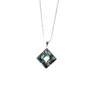 Necklace Abalone Rectangle - Canadian Souvenir Gift