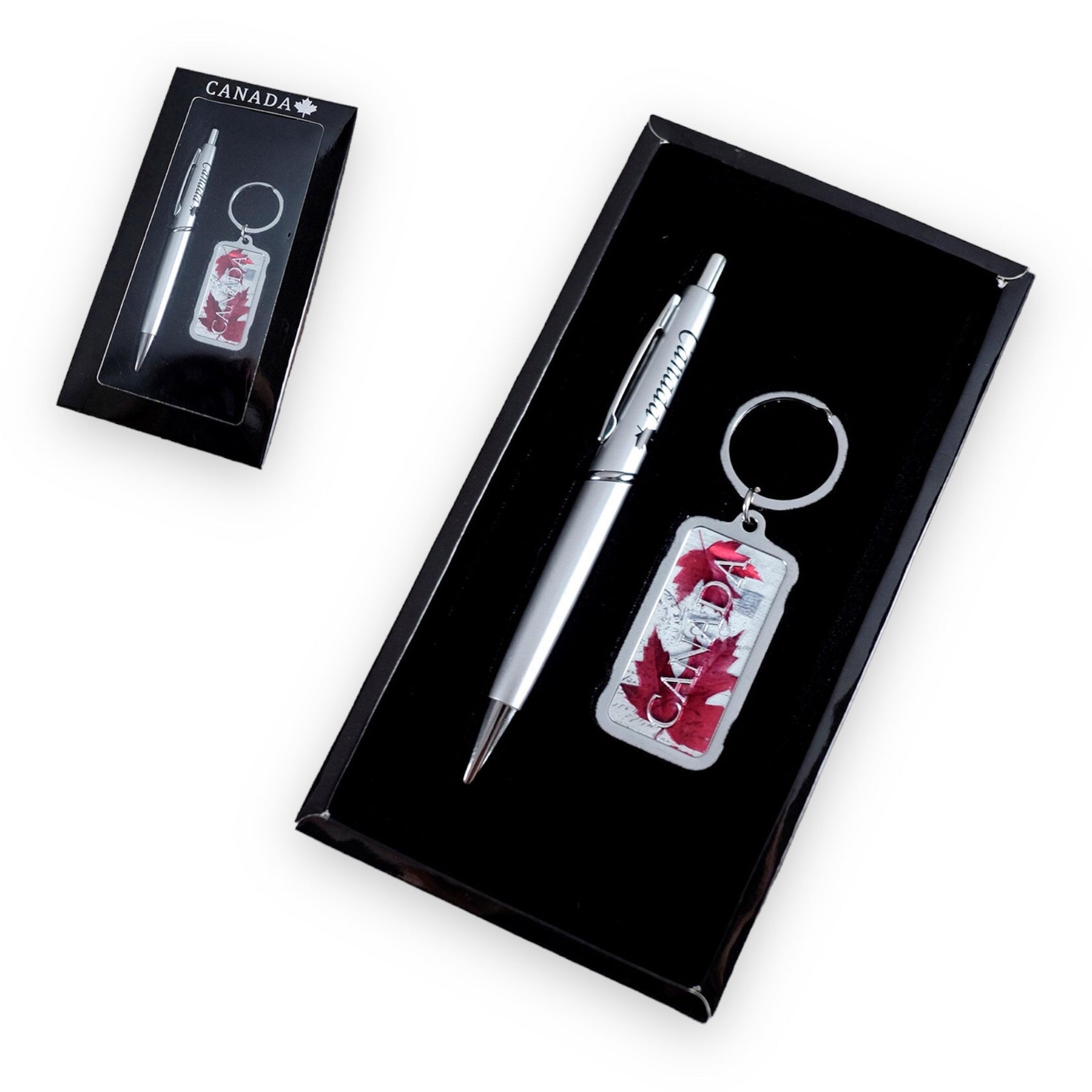 Eco-friendly Jute Diary Gift Set Diary Metal Pen Keychain