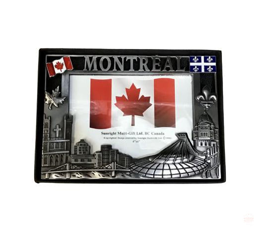 Picture Frame Montreal - Canada Vintage Metal Photo Frame Souvenir Gift