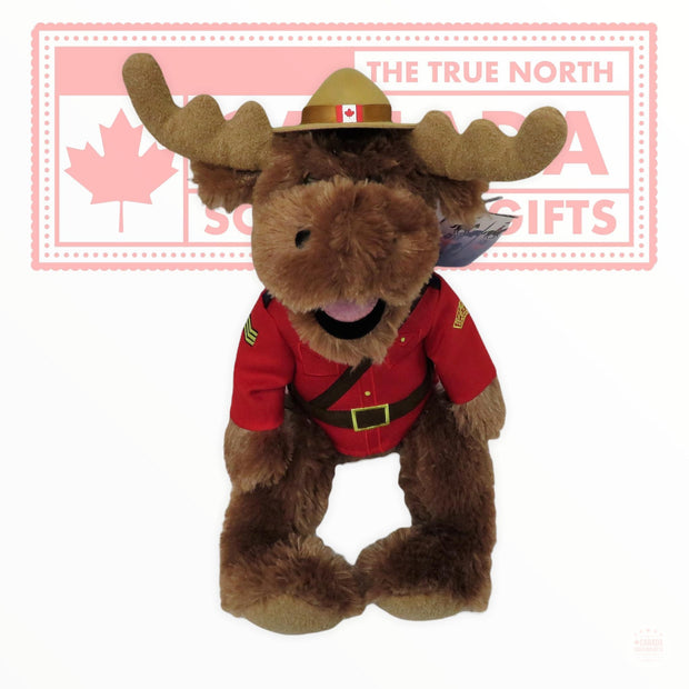The Stuffed Animal House RCMP Canada Mounted Police Moose Plush Stuffed Toy - 14" RCMP SERGEANT MOOSE