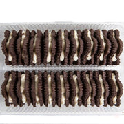 Turkey Hill's Chocolate Maple Cream Cookies (400g) are made in Canada.
