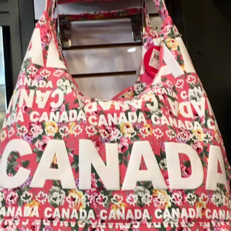 Canada Maple Leaf Everyday Large Multi-Purpose Travel Ladies Bag - Vintage Souvenir Shoulder Bag