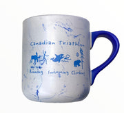 Canadian Triathlon Marble Mug 14oz