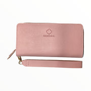 Canada Souvenir Women Leather Zip around multi compartments wallets