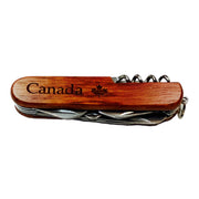 Canada Engraved Pocket Knife - Multi Tool Camping Travel Knife