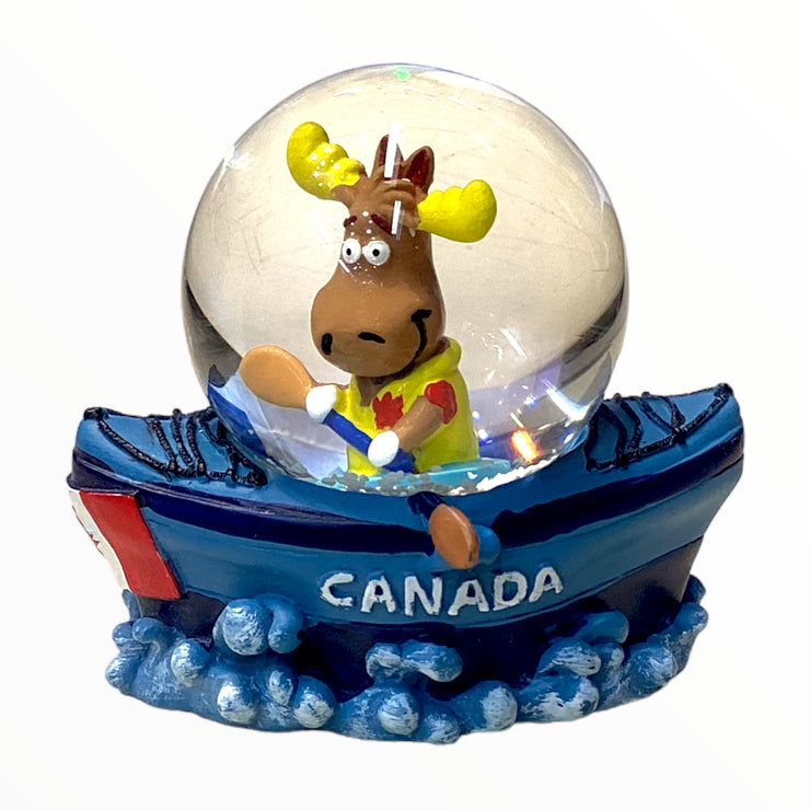 Canada Moose Snow Globe