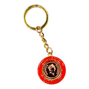 Keychain Lucky Penny Montreal Canada Spinning Keyring Epoxy Finished Porte Cle