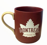 Montreal Maple Leaf Coffee Mug Burgundy 14 oz