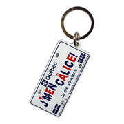 Keychain - Tabarnak J’MEN Calice Key Fob, Double Sided Key Ring Porte Cle
