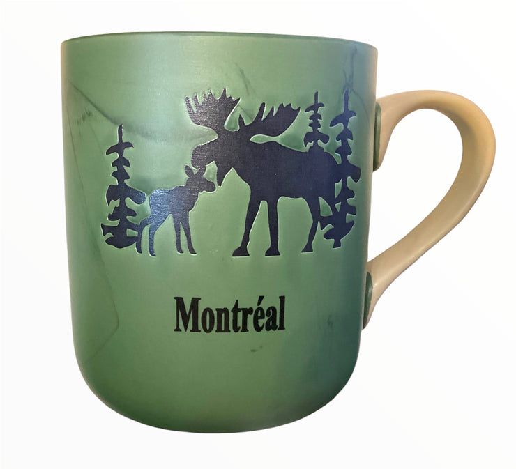 Mug Marble Moose 4 colours asserted - Canada Souvenir Coffee Cup