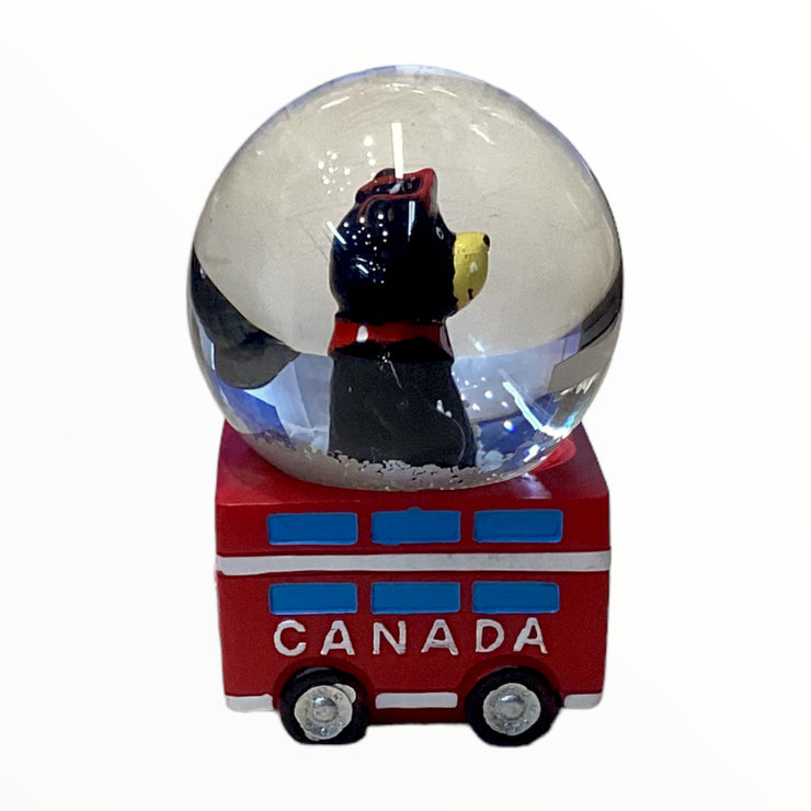 Canada Bear Snow Globe
