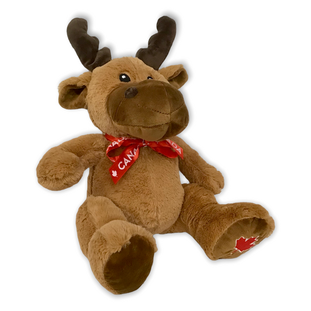 Canada Big Foot Moose Stuffed Animal 14” Soft Plush Toy
